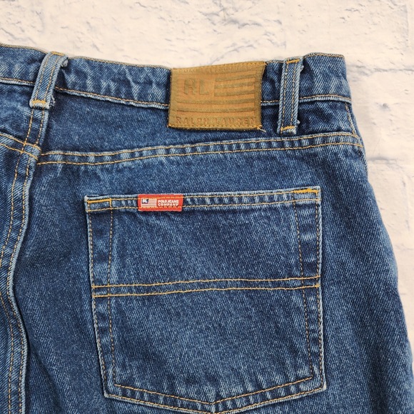 Polo Jeans Co Ralph Lauren Jeans WOMENS 14X29 Blue Saturday Jean VINTAGE 90s - Picture 14 of 15